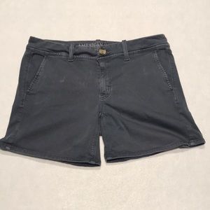 American Eagle gray midi shorts, 10